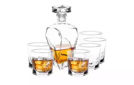 Zestaw do whisky Marco karafka 0,75l + 6 szklanek 280ml 0103010167 Hrastik
