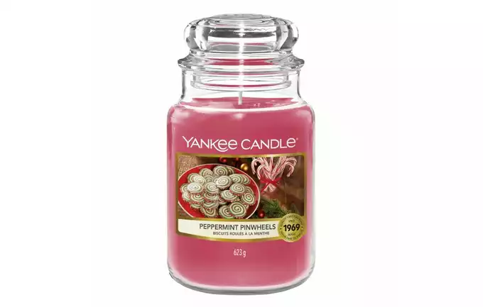 Yankee Candle Peppermint Pinwheels świeca duża 623g 1721063E