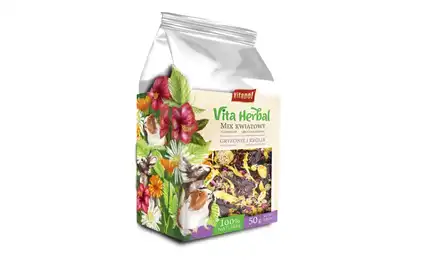 Vita Herbal dla gryzoni i królika, mix kwiatowy, 50g, 4szt/disp