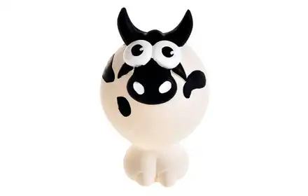 Zabawka dla psa, krowa, lateks ,  z dźwiękiem, 11,5cm