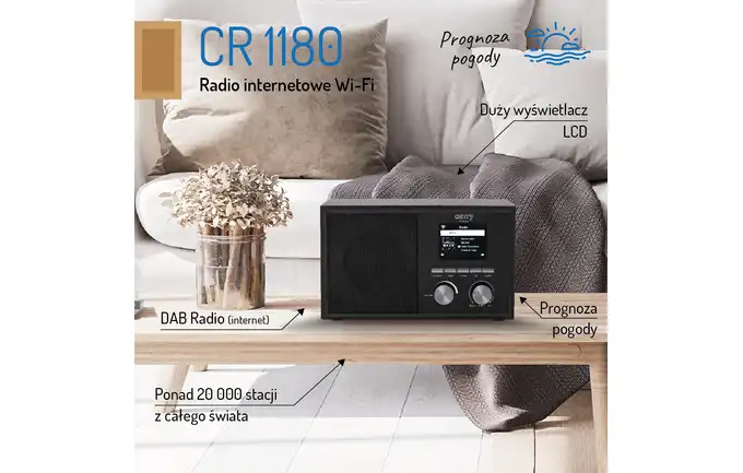 Radio internetowe Wi-Fi CR1180 Camry