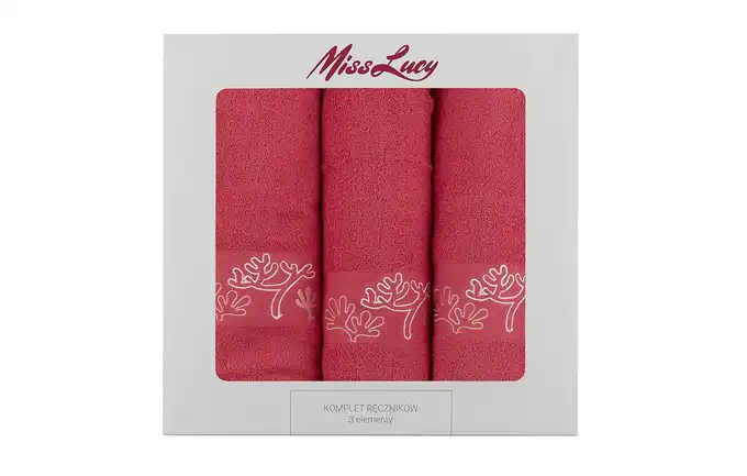 Ręczniki Miss Lucy CORAL 3 elementy Florina 8R5051