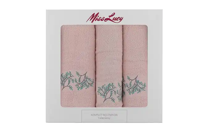 Ręczniki Miss Lucy Japan Pink 3 elementy Florina 8R5060