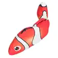 Zabawka Wriggle fish, zabawka, dla kota, biało/czerwono/czarna, 26 cm,