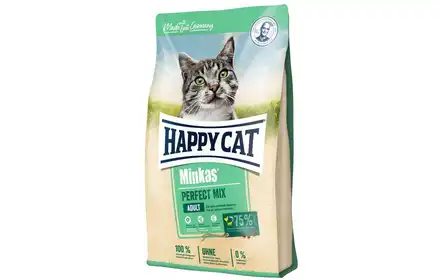Karma happy cat minkas perfect mix drób/ryba/jagnięcina 10 kg