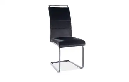 Krzesło H441 czarne117 /stelaż czarny