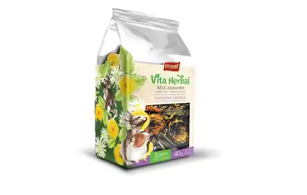 Vita Herbal dla gryzoni i królika, mix ziołowy, 40g, 4szt/disp