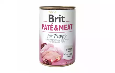 BRIT Pate&amp;Meat karma dla szczeniąt Puppy 400g