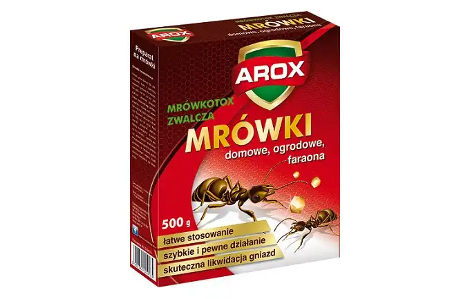 Mrówkotox na mrówki domowe ogrodowe tarasowe 500G AROX
