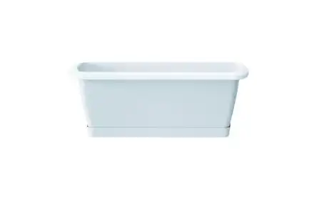 PROSPERPLAST SKRZYNKA BALKONOWA Z PODSTAWKĄ ESPANA SET BIAŁY ISE400P-S449