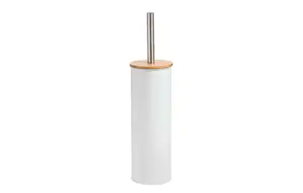 SZCZOTKA DO WC W METALOWEJ OSŁONIE I POKRYWĄ BAMBUSOWĄ 9,5X2